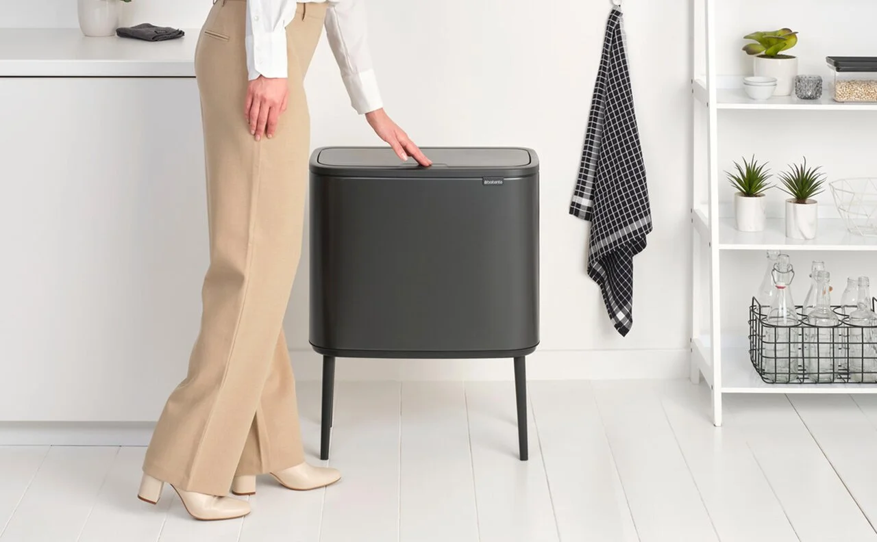 Bo Touch Bin 11+23 Confident Grey