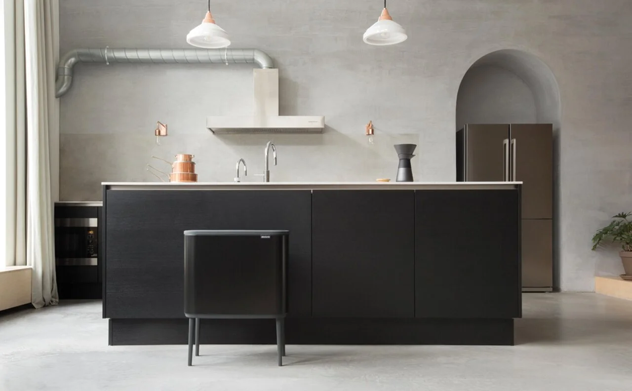Bo Touch Bin 11+23 Matt Black