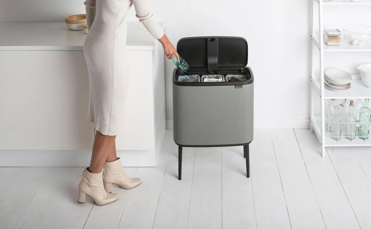 Bo Touch Bin 3x11 Mineral Concrete Grey