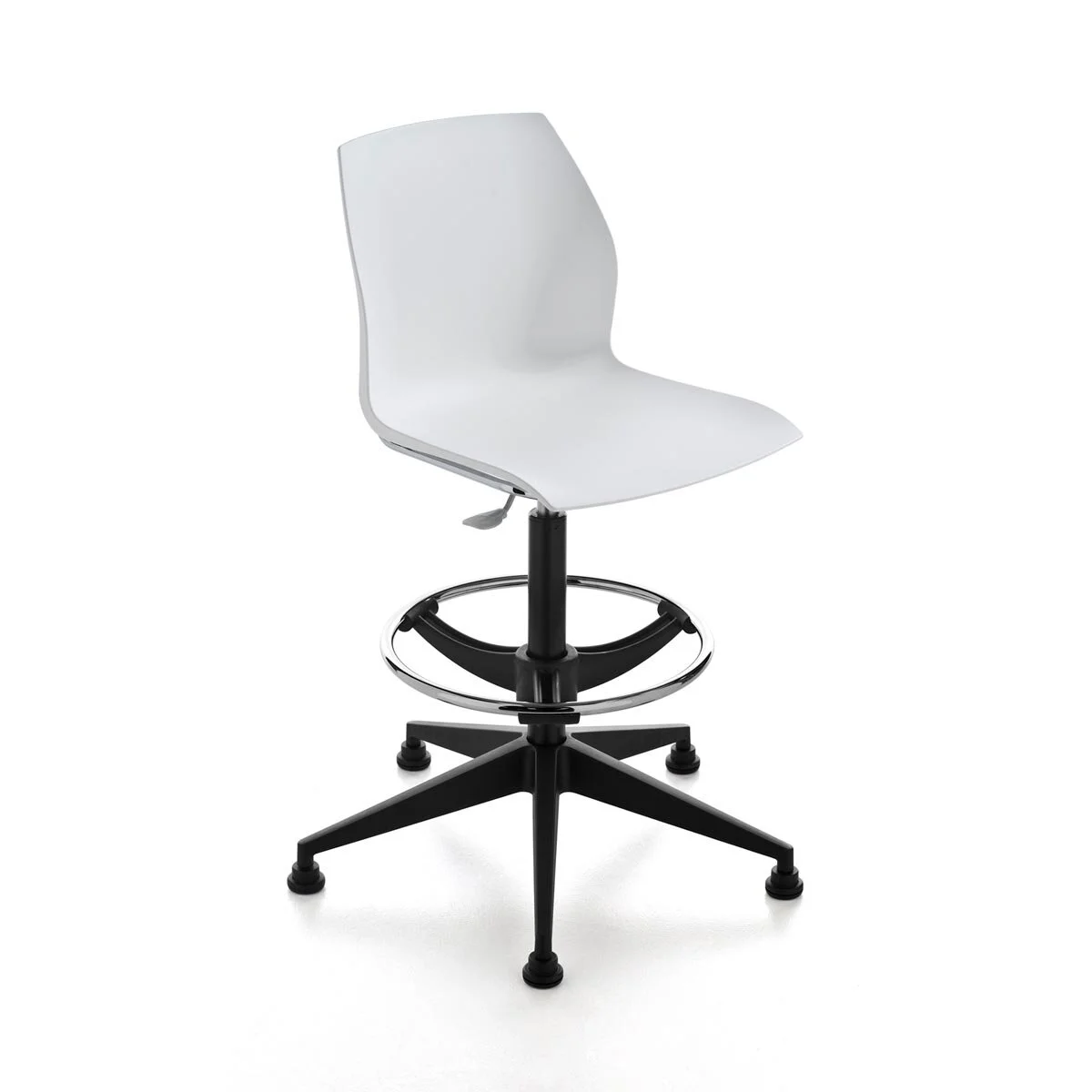 Kalea Stool 5 razze con piedini