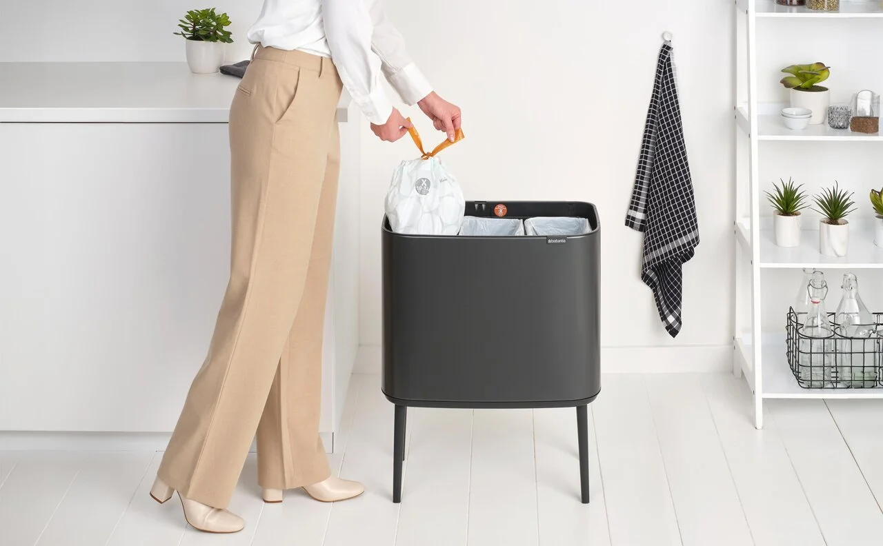 Bo Touch Bin 3x11 Confident Grey