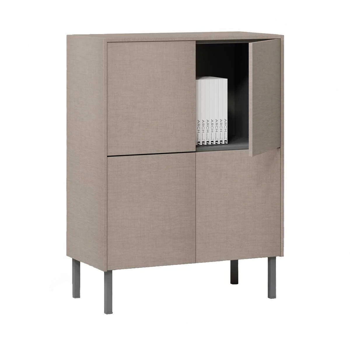 Credenza 4 ante apertura push to open