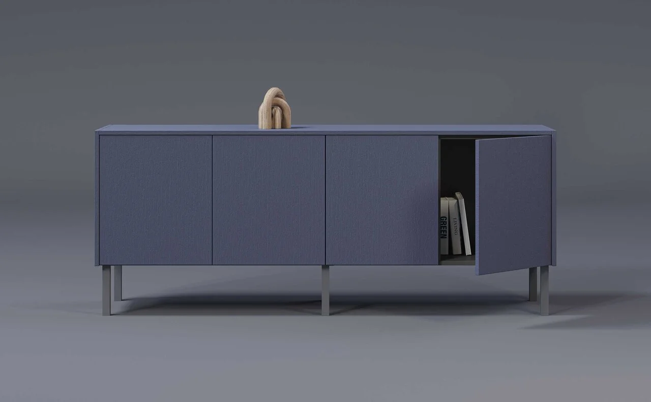 Credenza 2 ante apertura push to open